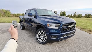 2024 RAM 1500 Laramie Crew Cab 4X4 Start Up Walkaround Test Drive and Review [upl. by Eserehs922]