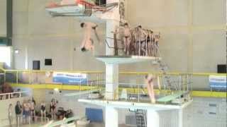 Diving at the Mayflower swimming pool in Plymouth Devon [upl. by Reube822]