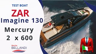 Prova Rib ZAR Imagine 130 con Doppi Mercury Verado 600 Potenza e Comfort in Mare [upl. by Nipha]