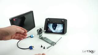 LifThor SC PRO for DJI Smart Controller How to mount an HDMI monitor [upl. by Anha]