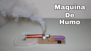 Cómo Hacer Una Mini Máquina De Humo Con Motor DC  Proyectos Casero [upl. by Beattie]