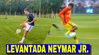 Como Fazer a Levantada do Neymar Jr  Treino de Habilidades do Neymar no Futebol  Sombrero Flick [upl. by Arivle901]