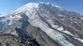 Hiking Sunrise Rim Trail and the Burroughs on Mount Rainier [upl. by Ylerebmik]