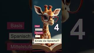 Kannst du die Sprache nur durch das Zählen erraten 🎧🌍 allgemeinwissen quizgiraffe [upl. by Adnalohs]