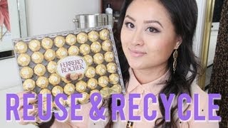 DIY Jewelry amp Makeup Storage with Ferrero Rocher Containers [upl. by Lamdin637]