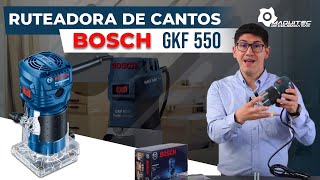 Ruteadora o Fresadora de Cantos Bosch GKF 550  Maquitec [upl. by Osmond]