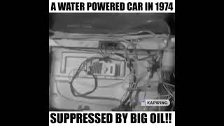 A waterpowered car in 1974 [upl. by Aivilys149]