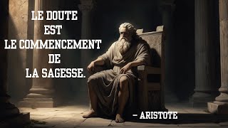 Le Doute  La Clé de la Sagesse selon Aristote  Explication Philosophie [upl. by Bouley380]