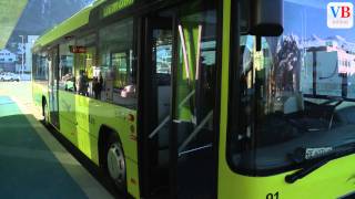 Neue Hybridbusse im Einsatz [upl. by Gutow]