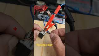 how to wire relay relay wiring relay testing [upl. by Adnilemre]