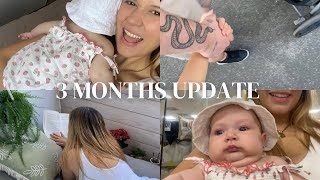 3 MONTHS UPDATE fathers day getting our ears pierced ear infection amp family walks [upl. by Ayrolg]