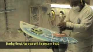 The Process of Sanding a Surfboard Español [upl. by Faubert]