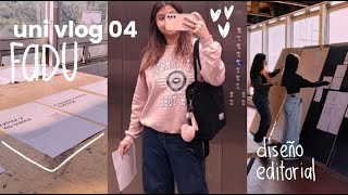 fadu vlog 04  diseñando un libro entrega de tecno  GRWM ⋆˚✿˖° [upl. by Elvis]