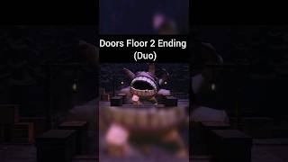 Doors Floor 2 Ending Cutscene Duo roblox doors doorsroblox robloxdoors doorsfloor2 trending [upl. by Nuhsed551]