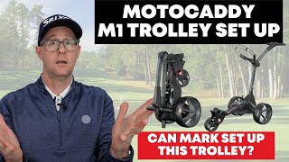 How to set up your trolley Motocaddy M1 [upl. by Iris]