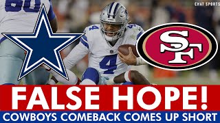 Cowboys INSTANT Reaction amp News After 3024 LOSS vs 49ers Rico Dowdle Illness  Trevon Diggs Issues [upl. by Gunner]