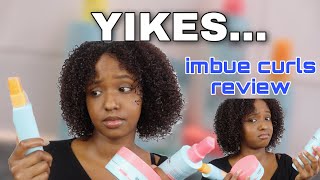 IMBUE CURLS HONEST REVIEW Type 4 Wash Day Routine [upl. by Andree]