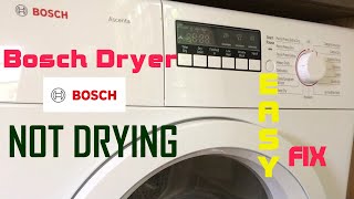 ✨ Bosch Condenser Dryer Keeps Stopping  Clogged Pump  QUICK FIX ✨ [upl. by Stralka]