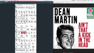 Aint That Kick in the Head Chords at MyPartitur  Dean Martin [upl. by Xer]