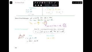 173 Proof by Contraposition  If ab is even then a or b is even  Proofs  Discrete Math [upl. by Petta226]