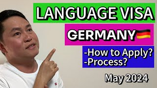 How to process Language Visa Germany germany studyingermany germanystudentvisa visagermany [upl. by Ettelliw]