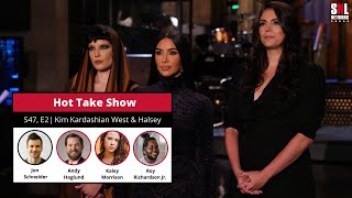 Kim Kardashian West  Halsey Hot Take Show  S47 E2  The SNL Saturday Night Live Network [upl. by Hanafee]