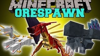 Minecraft ORESPAWN MOD UPDATE BOSSES WEAPONS PETS amp DUNGEONS Mod Showcase [upl. by Anade]