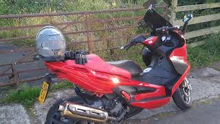 Gilera Nexus 500 40hp Maxi Scooter review [upl. by Karine312]