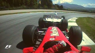 Schumacher And Montoya Battle In Austria  2001 Austrian Grand Prix [upl. by Kloster166]