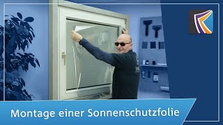 Sonnenschutzfolie einfach anbringen ☀️ Anleitung vom Profi [upl. by Inol]