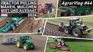 Agrarvlog 44  Ackern mähen mulchen und Tractor Pulling  Luxemburg 2024 [upl. by Jereld]