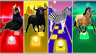 Ferdinand 🆚 Bull 🆚 Zebra 🆚 Horse 🆚 Who Will Win [upl. by Fesuoy]