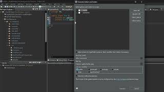 How to add getter and setter in Eclipse newer version [upl. by Estrellita631]