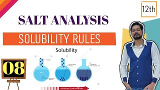 Salt Analysis8  Solubility Rules । Class12  Supertrick for Basic Radicals [upl. by Cleary]