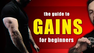 The Beginners Guide to GAINS in the Gym Building Muscle [upl. by Nessi]