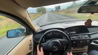 Bmw 530d e60 stage 1 POV  Power slides DriftsCruising [upl. by Aliehs947]