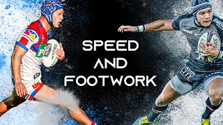 Unbelievable Rugby Steps  The Best Rugby Footwork And Speed [upl. by Gareri]