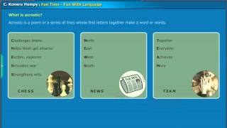 What is Acrostic Class 7 English  Digital Teacher [upl. by Demha907]