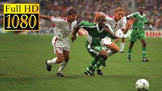 Nigeria  Denmark World Cup 1998  Full highlight  1080p HD  JayJay Okocha [upl. by Maunsell]