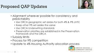 Qualified Allocation Plan  9 LIHTC discussion [upl. by Dowell369]