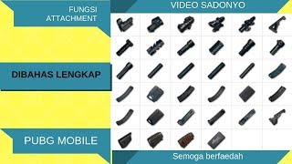 Fungsi Komponen atau Attachment senjata di PUBG MOBILE dibahas Secara Lengkap [upl. by Cleodell]