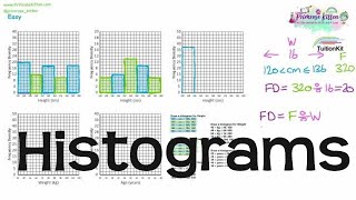 Histograms  Revision for maths GCSE and IGCSE [upl. by Linson]