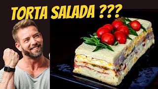 🎉 TORTA SALADA en Capas Fácil 👉 ¡Aprende Paso a Paso 🥪 tortasalada pasteldesandwich sandwichon [upl. by Anicnarf257]