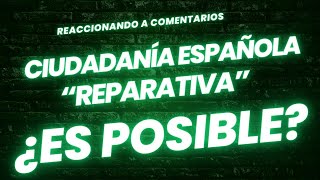 Y SI TE OFRECEN LA CIUDADANÍA ESPAÑOLA  ¿LA ACEPTARÍAS [upl. by Mancino240]