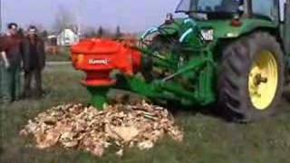 John Deere 8100 and Rotor S stump grinder [upl. by Yenterb410]