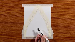 Easy Snowman Winter Scenery  Drawing with Oil Pastels  Step by Step [upl. by Nalehp948]