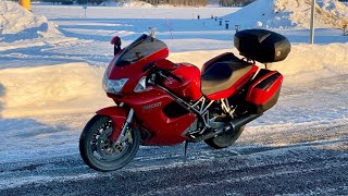 Ducati ST3  Winter Ride 2022 [upl. by Dominus]