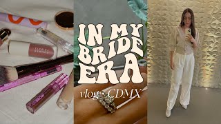 5 días en mi Bride Era en CDMX 💍  Dieta ejercicio unboxings a 4 meses👰 [upl. by Fonville]