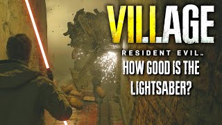 How Good is The Lightsaber in Resident Evil Village LZ ANSWERER [upl. by Akenaj]