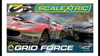 Scalextric Set Review Grid Force [upl. by Ennovyahs]